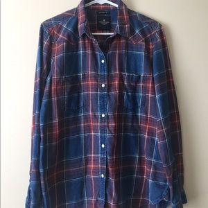 American Eagle button up flannel